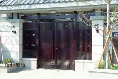 不鏽鋼日式大門